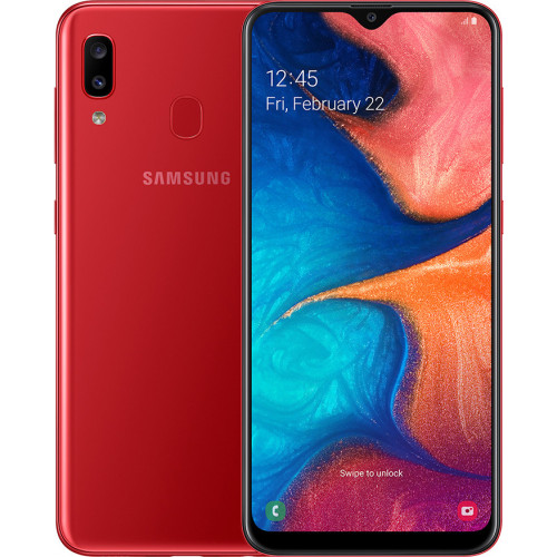 Samsung Galaxy A20 A205F 3/32GB Red (SM-A205FZRV)